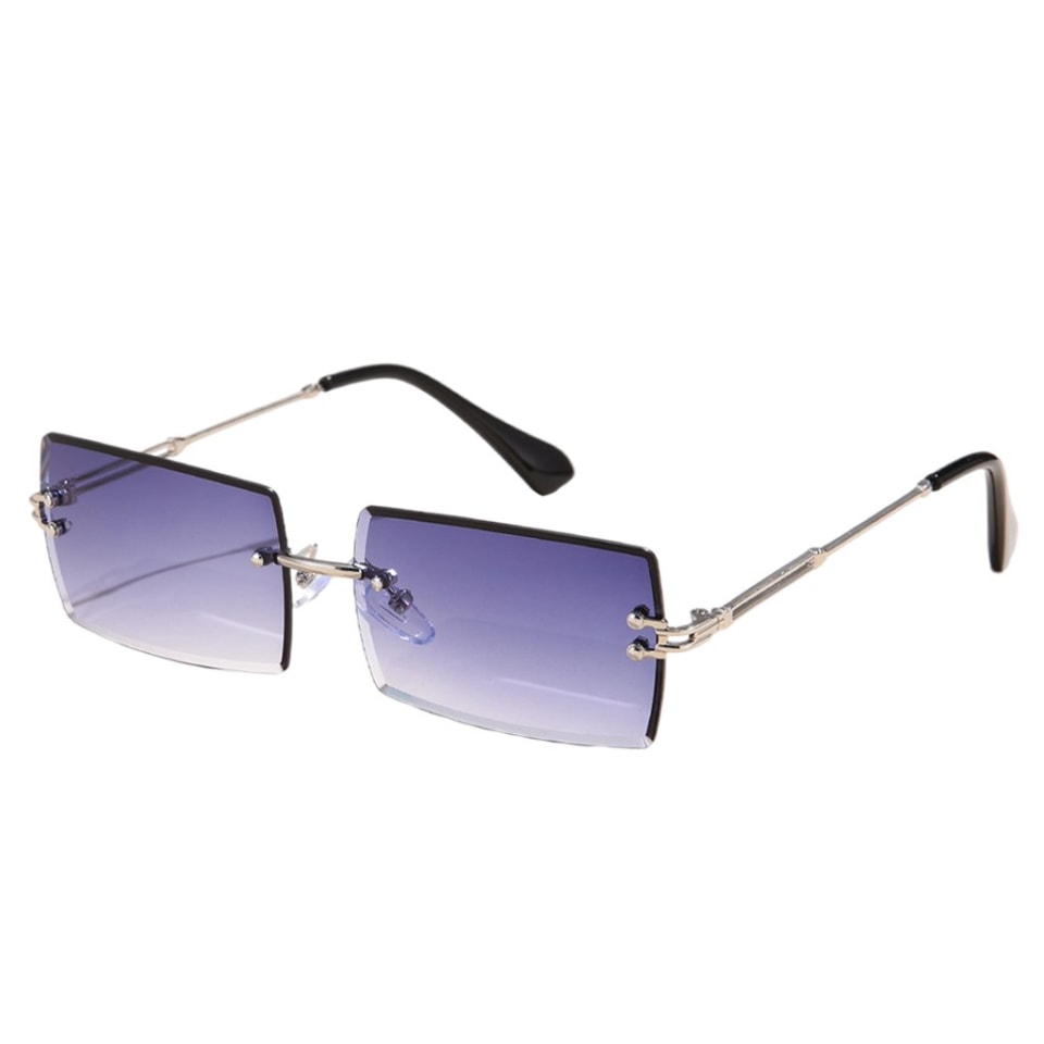 Gafas de sol rectangulares cuadradas sin marco Gafas demujer Gafas de sol rectangulares cuadradas sin marco Gafas demujer